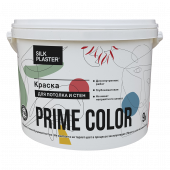 Краска PRIME COLOR для стен и потолков, белая, объем 1 л