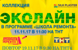 Silk Plaster в программе Школа Ремонта 11 ноября